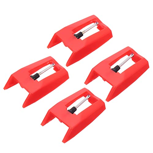 GOOHOCHY 4 Stück Phonographennadel aufzeichnen Grammophon plattenspieler nadeln tauschen Drehscheibe Ersatz Vinyl schallplattennadeln Phonograph Nadeln drehteller Stift Stylus-Nadel Plastik von GOOHOCHY