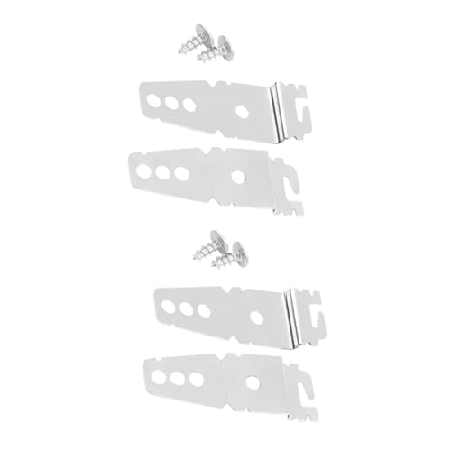GOOHOCHY 4 Stück Spülmaschinenständer Geschirrspülen Einheit Gadget Fritteuse geschirrspüler ersatzteile spülmaschine zubehör Halterungen für Geschirrspüler Spülmaschinen-Clip Metall Silver GOOHOCHY 4 Stück Spülmaschinenständer Geschirrspülen Einheit Gadget Fritteuse geschirrspüler ersatzteile spülmaschine zubehör Halterungen für Geschirrspüler Spülmaschinen-Clip Metall Silver von GOOHOCHY
