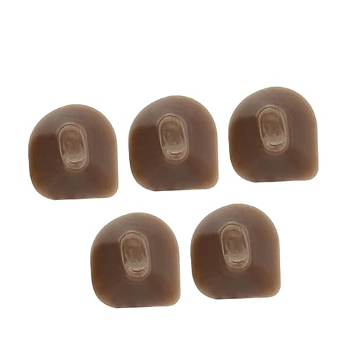 GOOHOCHY 5 Stück Ziegel querflöte zubehör Flute accessories Flute soundproofing accessories Flötenknopfsteine Flötenauflage Flötenknopfmatten Flötendämpfermatten Kolloid Light Brown von GOOHOCHY