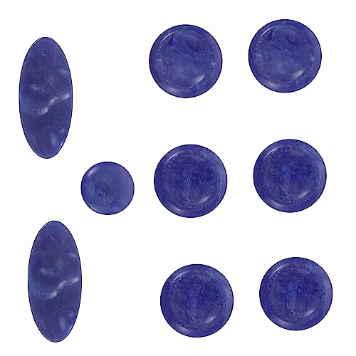 GOOHOCHY 9 Stück Saxophon-snap Saxophonschnallen Schlüssel Tastenfelder Für Altsaxophon Tastenknöpfe Für Altsaxophon Saxophon-knöpfe Saxophon Stumm Abdeckung Gepolstert Plastik Blue von GOOHOCHY