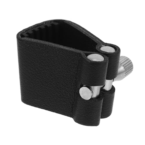 GOOHOCHY Soft-Pickup von Sachs Saxophonzubehör Saxophon-Clip Clips Saxophonklemme Saxophon-Mundstück-Clip saxophonständer saxophon zubehör Saxophon Ersatzteil Rostfreier Stahl Black von GOOHOCHY