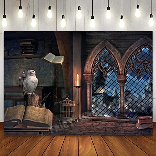 Zauberer Zauberschule Gothic Dark Castle Halloween Fotografie Hintergrund für Kinder, Jungen, Mädchen Geburtstagsparty Wandbanner 300x200cm Vinyl Zauberer Zauberschule Gothic Dark Castle Halloween Fotografie Hintergrund für Kinder, Jungen, Mädchen Geburtstagsparty Wandbanner 300x200cm Vinyl von GOOOOODS