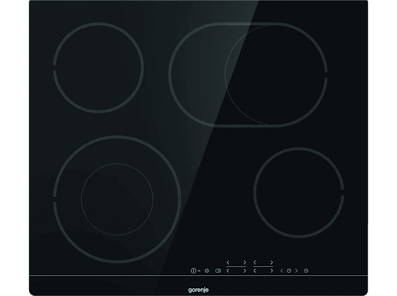 GORENJE ECT 643 BSC Elektrokochfeld (595 mm breit, 4 Kochfelder) von GORENJE