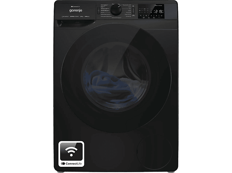 GORENJE WPNEI84A1DTSB Waschmaschine (8 kg, 1400 U/Min., A) von GORENJE