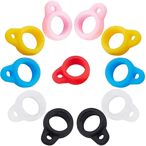 GORGECRAFT 24 STÜCKE 6 Farben Verliersicherer Silikonkautschuk-Ringhalter Mehrzweck-Verstellbare Hüllen Halsketten-Lanyard-Ersatz-Anhänger-Trageset Für Stifte Gerät Durchmesser 8 mm/0.3 Zoll GORGECRAFT 24 STÜCKE 6 Farben Verliersicherer Silikonkautschuk-Ringhalter Mehrzweck-Verstellbare Hüllen Halsketten-Lanyard-Ersatz-Anhänger-Trageset Für Stifte Gerät Durchmesser 8 mm/0.3 Zoll von GORGECRAFT