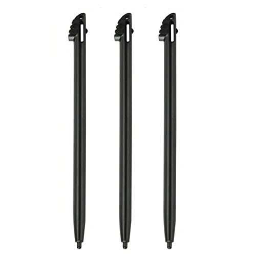 3 x schwarze Eingabestifte kompatibel mit 3DS XL – Ersatz-Stiftschlitz 3 x schwarze Eingabestifte kompatibel mit 3DS XL – Ersatz-Stiftschlitz von GORILLAPLANET