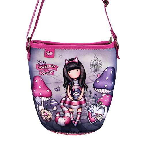 safta Unisex Kinder 885GJ05 Gorjuss Neoprentasche Cheshire Cat, bunt, Medium von GORJUSS