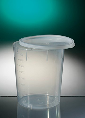 GOSSELIN 030362 Pot conique en polypropylène, stérile avec couvercle, 400 mL, blanc (Pack de 185) von GOSSELIN