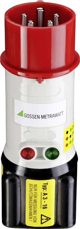 Gossen Drehstromadapter 16A A3-16 mit Drehfeldanzeige 5-pol. Gossen Drehstromadapter 16A A3-16 mit Drehfeldanzeige 5-pol. von GOSSEN-METRAWATT GMBH I.I.