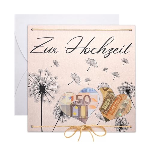 GOTFUN Wunscherfüller Geldgeschenke Verpackung Grußkarte mit Umschlägen Glücksbringer Grußkarte Glück Verschenken zum Lustige Geschenke Reisen Hochzeit Geburtstag Jugendweihe für Männer Frauen von GOTFUN