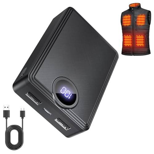 GOTOBI 12000mAh Akku für beheizte Westen - 5V wiederaufladbare Powerbank mit LED-Anzeige USB-A Ladekabel für beheizte Westen,Hoodies GOTOBI 12000mAh Akku für beheizte Westen - 5V wiederaufladbare Powerbank mit LED-Anzeige USB-A Ladekabel für beheizte Westen,Hoodies von GOTOBI