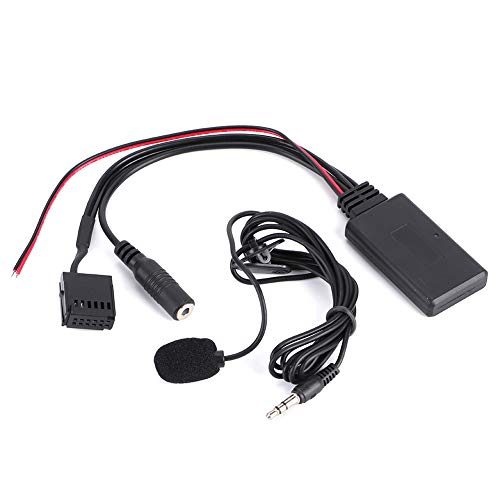 GOTOTOP Auto Bluetooth 5.0 Radio AUX IN Kabeladapter Audioadapter Stecker mit Mikrofon Freisprechmikrofon für Ford Focus 6000CD von GOTOTOP