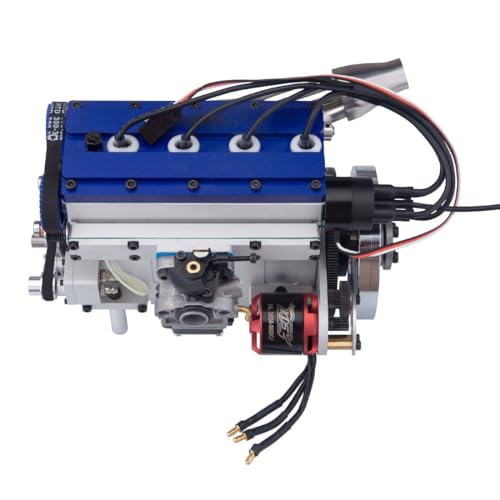 GOUX Motor Modellbausatz, Metall Benzin-Verbrennungsmotor Modellbau, DOHC Inline Motor Bausatz 4 Zylinder Viertaktmotor, 36cc Wassergekühlt Mini Metall Motor Engine Kit für Technikbegeisterte GOUX Motor Modellbausatz, Metall Benzin-Verbrennungsmotor Modellbau, DOHC Inline Motor Bausatz 4 Zylinder Viertaktmotor, 36cc Wassergekühlt Mini Metall Motor Engine Kit für Technikbegeisterte von GOUX
