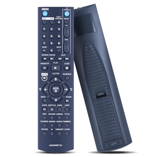 GOUYESHO AKB36097101 Ersatz Fernbedienung passend für LG DVD VCR Combo DVD Recorder Video Kompatibel mit RC897T RC700N RC797T RC397HM RC397H RC389H GOUYESHO AKB36097101 Ersatz Fernbedienung passend für LG DVD VCR Combo DVD Recorder Video Kompatibel mit RC897T RC700N RC797T RC397HM RC397H RC389H von GOUYESHO