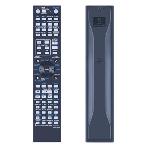 GOUYESHO AXD7596 Fernbedienung für Pioneer-Receiver AXD7596 AXD7305 VSX-1123-K AXD7691 SCLX75 VSX918V VSX1020K von GOUYESHO
