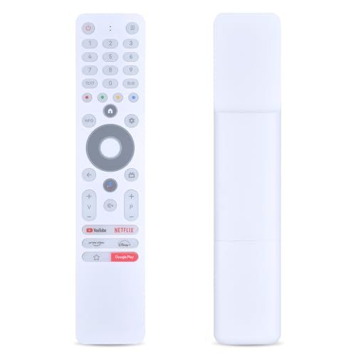 GOUYESHO Ersatz Sprachfernbedienung für Thomson HD Fernseher Smart Android TV, kompatibel mit 24HA2S13C, 32HA2S13C, 40FA2S13, 43QA2S13, 75QA2S13, Weiß GOUYESHO Ersatz Sprachfernbedienung für Thomson HD Fernseher Smart Android TV, kompatibel mit 24HA2S13C, 32HA2S13C, 40FA2S13, 43QA2S13, 75QA2S13, Weiß von GOUYESHO