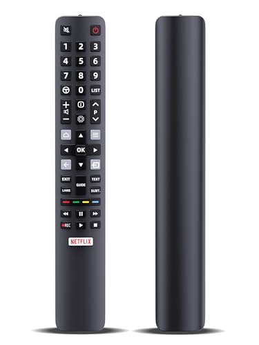 Ersatz TCL Fernbedienung RC802N für TCL Thomson 4K UHD LCD LED Smart TV Fernseher passend für 55EP660 55EP680 60EP660 65DC760 U49P6046 U49S7096 65DC766 65EP640 65EP660 von GOUYESHO