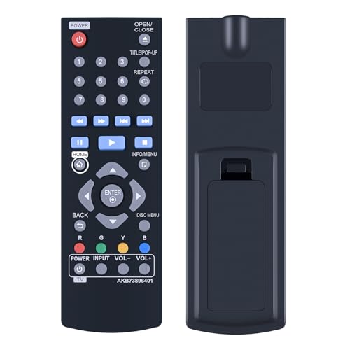 GOUYESHO AKB73896401 Ersatz Fernbedienung für LG Disc DVD Player BP250 BP135 BP240 BP300 BP335W BD640 BP135N BP135W BP145 BP155N BP200 BP325W BP335WN BP340 BP350 BP350N GOUYESHO AKB73896401 Ersatz Fernbedienung für LG Disc DVD Player BP250 BP135 BP240 BP300 BP335W BD640 BP135N BP135W BP145 BP155N BP200 BP325W BP335WN BP340 BP350 BP350N von GOUYESHO