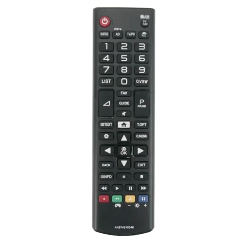 GOUYESHO AKB74915346 Ersatz Fernbedienung 22MT48VF-PZ 22MT58VF-PZ 24MT48DF-PZ 22MT48DF-PZ 24MT41 24MT41DF 28MT41 28MT41DF-PZ 20MT48DF 24MT47DBZ 27MT58DF sub AKB74475403 Kompatibel mit LG TV GOUYESHO AKB74915346 Ersatz Fernbedienung 22MT48VF-PZ 22MT58VF-PZ 24MT48DF-PZ 22MT48DF-PZ 24MT41 24MT41DF 28MT41 28MT41DF-PZ 20MT48DF 24MT47DBZ 27MT58DF sub AKB74475403 Kompatibel mit LG TV von GOUYESHO