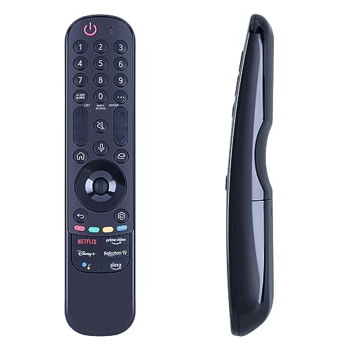 GOUYESHO AKB76039901 MR22GA Sprachfernbedienung Ersatz für LG Smart OLED QNED TV Magic Motion Voice Remote Control 43UQ76906LE 50NANO766QA 55NANO816QA 60UQ81006LB 65NANO766QA 75QNED816QA von GOUYESHO