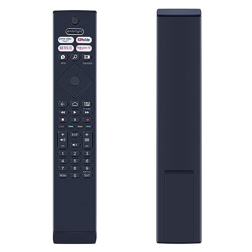 GOUYESHO BRC0984501/01 Passend für Philips HD LED TV ErsatzFernbedienung Kompatibel mit BRC0984501-01 398GR10BEPHN0041BC 398GR10BEPHN0041HR HR45B-GJ01 32PFS6906/12 55PUS8106/12 von GOUYESHO