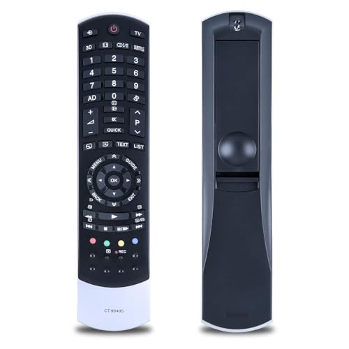 GOUYESHO CT-90405 Ersatz Fernbedienung Passend für Toshiba TV 32TL933 32TL963G 40TL933F 40TL933G 40TL938F 40TL938G 40TL933F 40TL963G 40TL966 42VL963G 42XL975 46UL975G 47VL963G 55XL975G 55VL963 von GOUYESHO