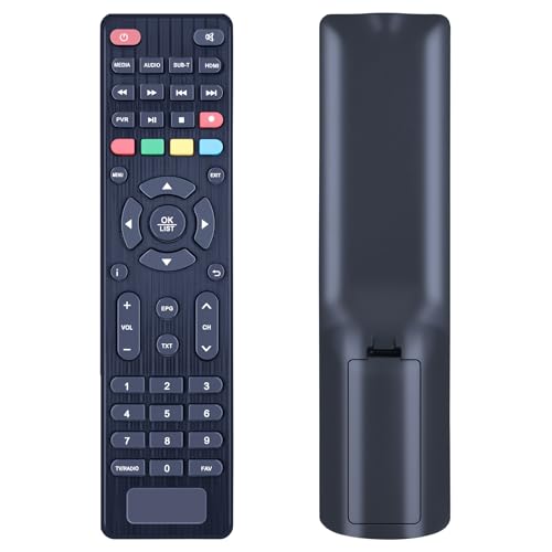 GOUYESHO Neu Ersatz Fernbedienung für Xoro DVB-T2 Receiver HRT 8730 HRT 8729 HRT 8770 HRT 8772 HRK 7622 HRK 7670 HRK 7672 HRM 7670 von GOUYESHO