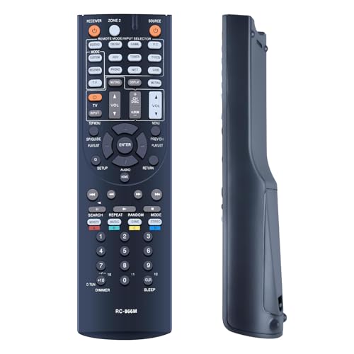 GOUYESHO Neu RC-866M Passend für Onkyo AV Receiver Ersatz Fernbedienung Kompatibel mit TXNR315 TX-NR525 TX-NR535 TX-NR737 TX-NR626 TX-SR506 TX-SR606 TX-SR607 HT-RC160 HT-S5300 HT-S6300 HT-R391 GOUYESHO Neu RC-866M Passend für Onkyo AV Receiver Ersatz Fernbedienung Kompatibel mit TXNR315 TX-NR525 TX-NR535 TX-NR737 TX-NR626 TX-SR506 TX-SR606 TX-SR607 HT-RC160 HT-S5300 HT-S6300 HT-R391 von GOUYESHO