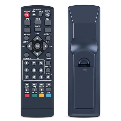 GOUYESHO Nue Ersatz Fernbedienung kompatibel mit PremiumX HD 531 und 531C FTA 531 Kabel Receiver GOUYESHO Nue Ersatz Fernbedienung kompatibel mit PremiumX HD 531 und 531C FTA 531 Kabel Receiver von GOUYESHO