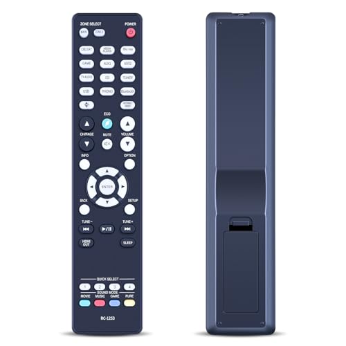 GOUYESHO RC-1253 Fernbedienung für Denon 8K Ultra HD AV A/V Surround Receiver AVR-X2800H AVR-S970H AVC-X3800H GOUYESHO RC-1253 Fernbedienung für Denon 8K Ultra HD AV A/V Surround Receiver AVR-X2800H AVR-S970H AVC-X3800H von GOUYESHO