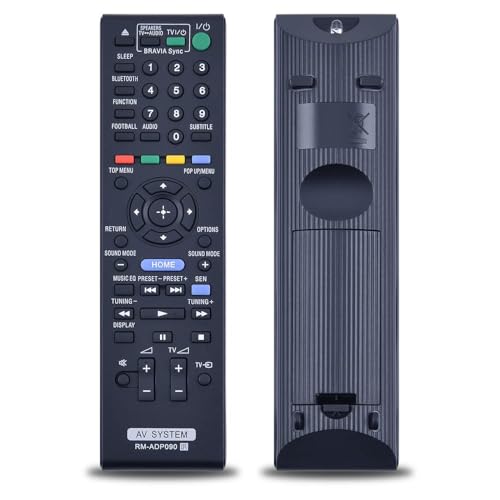 GOUYESHO RM-ADP090 Fernbedienung Ersatz für Sony Blu-Ray Disc DVD Kompatibel mit BDV-E2100 BDV-E3100 BDV-E4100 BDV-E6100 BDV-EF1100 Fernbedienung von GOUYESHO