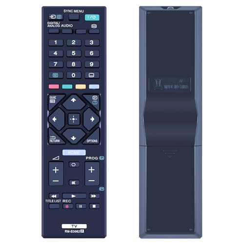 GOUYESHO RM-ED062 Ersatz für Sony Bravia Smart TV Fernbedienung Kompatibel mit KDL-32R430B KDL-32R433B KDL-40R353C KDL-40R450A KDL40R485B KDL-48R470B GOUYESHO RM-ED062 Ersatz für Sony Bravia Smart TV Fernbedienung Kompatibel mit KDL-32R430B KDL-32R433B KDL-40R353C KDL-40R450A KDL40R485B KDL-48R470B von GOUYESHO
