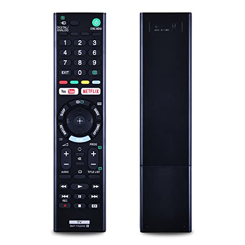 GOUYESHO RMT-TX300E Gilt für Sony Fernseher Bravia LED LCD TV Ersatz Fernbedienung, Kompatibel mit Sony Fernbedienung KDL-32W660E KDL-40WE663 KDL-49WE663 KDL-49WE755 KD-49X7000E KD-55X7000E von GOUYESHO