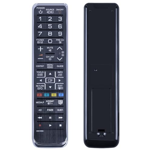 Neu BN59-01054A Ersatz Fernbedienung Passend für Samsung Smart TV Fernseher Kompatibel mit UA46C7000WF UA65C8000 UE40C7000WW UE46C7000WW UE55C7000 PS50C7700 PS50C7000YK von GOUYESHO