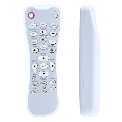 GOUYESHO Neu Passend für Optoma DLP Projektor GT1080 GT1080E GT1070X HD141X HD142X HD141X HD25E HD131XE UHD300X HD26-LV BR-3069B HD50-WHD Optoma Projektor Fernbedienung von GOUYESHO