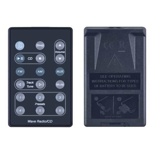 GOUYESHO Neue Ersatzfernbedienung passend für Bose A5 Wave Radio/CD-Player AWRC-1P AWRC-P1 AWRC-1W AWRC-1G 193334-B10 193334-B02 GOUYESHO Neue Ersatzfernbedienung passend für Bose A5 Wave Radio/CD-Player AWRC-1P AWRC-P1 AWRC-1W AWRC-1G 193334-B10 193334-B02 von GOUYESHO