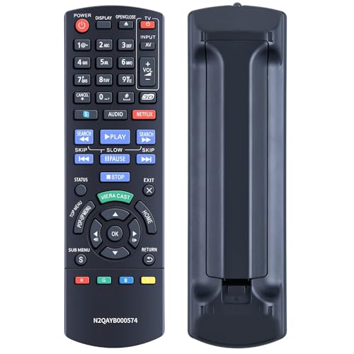 GOUYESHO Neue N2QAYB000574 Fernbedienung als Ersatz für Panasonic Disc-Player, kompatibel mit DMP-BDT110 DMP-BDT215 DMP-BDT310 DMP-BDT210 DMPBDT210 DMPBDT110 DMPBDT215 DMPBDT310 GOUYESHO Neue N2QAYB000574 Fernbedienung als Ersatz für Panasonic Disc-Player, kompatibel mit DMP-BDT110 DMP-BDT215 DMP-BDT310 DMP-BDT210 DMPBDT210 DMPBDT110 DMPBDT215 DMPBDT310 von GOUYESHO