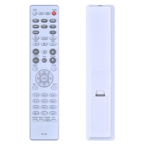 GOUYESHO RC-1222 Fernbedienung für Denon Hi-Fi All-in-One Netzwerk-CD-Receiver RCD-N10 von GOUYESHO