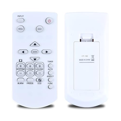 GOUYESHO YT-150 Ersatz Fernbedienung passend für CASIO Projektor Kompatibel mit YT-140 YT-151 XJ-V1 XJ-V2 XJ-V10 von GOUYESHO