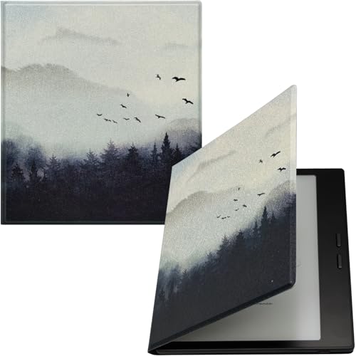 GOVTVA Magnetische Lederhülle für 17,8 cm (7 Zoll) Onyx Boox Go 7 / Boox Tablet Go Color 7 (Gen II/Gen I 2025/2024) / Boox Page, ultradünn, leicht, mit automatischer Sleep/Wake-Funktion und von GOVTVA
