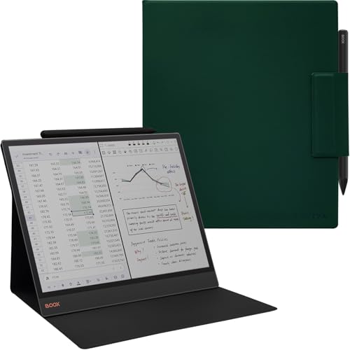 GOVTVA Magnetische Schutzhülle mit Standfunktion für Onyx Boox Tab X C 13.3 Color/Boox Note Max 13.3 (2025/2024), ultradünn, leicht, Leder, mit magnetischer Stiftschnalle, automatischer Schlaf von GOVTVA