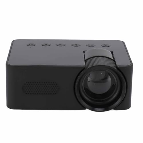 1080P Projektor, Tragbarer Filmprojektor mit Umfangreicher Schnittstelle und Integriertem Lautsprecher, Tragbarer Projektor mit Gleichem Bildschirm für Smartphone, Tablet 1080P Projektor, Tragbarer Filmprojektor mit Umfangreicher Schnittstelle und Integriertem Lautsprecher, Tragbarer Projektor mit Gleichem Bildschirm für Smartphone, Tablet von GOWENIC