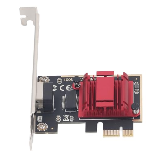 2,5-G-PCIe-Netzwerkadapter, PCI-Express-Gigabit-Ethernet-Karte für Desktop-Computer, Kompatibel mit X1 X4 X8 X16, Wake-on-LAN, Hochgeschwindigkeitsübertragung über CAT5e UTP-Kabel von GOWENIC