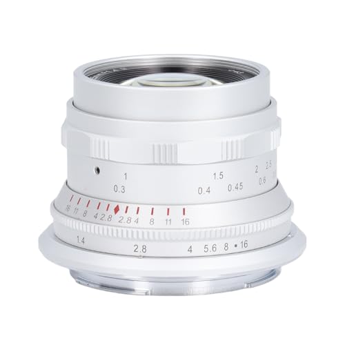 35-mm-Kameraobjektiv-Ersatz, F1.4 II Vollformat-Festfokusobjektiv mit 7-lagiger Optischer Beschichtung, für EOSR RP Ra R5 R6 R3 R5C R7 R10 RF R6Mark II, R50, R100-Mount-Kameras von GOWENIC