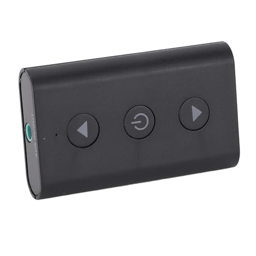 BT 5.1-Sender-Empfänger für Fernseher zu Schnurlosen Kopfhörern, 2-in-1-BT-AUX-Adapter mit 4 Bis 6 Stunden Spielzeit, für Car-Home-Stereoanlage, 3,5-mm-Schnittstelle von GOWENIC