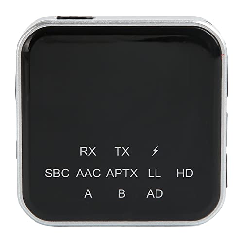 Bluetooth Sender & Empfänger 5.2, AptX Adaptive HD Adapter, Dual Modus, Niedrige Verzögerung Sound mit 3,5 Mm AUX-Kupplung für Fernseher/PC und Stereo Heimsysteme von GOWENIC