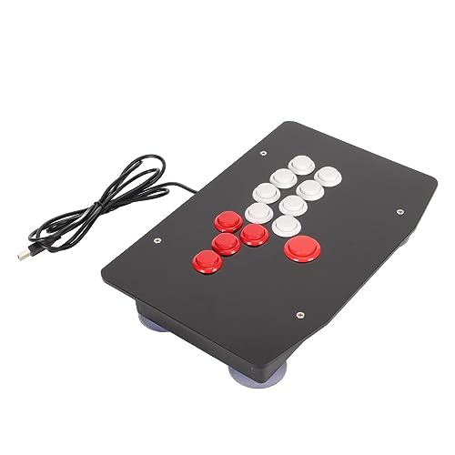 Fight Stick Joystick mit Präziser Steuerung, Vollständigen Tasten, Exquisitem Design, Einfach zu Bedienen, USB2.0 Schnittstelle, Kompatibel mit PC, STEAM, Android Geräten Fight Stick Joystick mit Präziser Steuerung, Vollständigen Tasten, Exquisitem Design, Einfach zu Bedienen, USB2.0 Schnittstelle, Kompatibel mit PC, STEAM, Android Geräten von GOWENIC