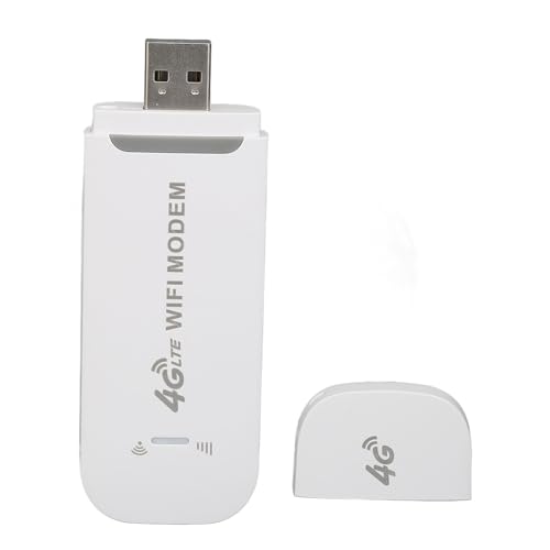 GOWENIC 4G LTE USB-WLAN-Modem, Tragbarer 4G-Router, 150 Mbit/s, Unterstützt 8 Benutzer, Tragbarer Reise-Hotspot-Router, Entsperrter 4G-Dongle für für Android von GOWENIC