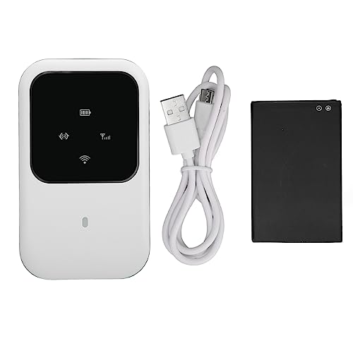 GOWENIC 4G WLAN Router, H80 Freigeschalteter Mobiler WLAN Hotspot, 4G LTE Router, 150 Mbit/s Download, 50 Mbit/s Upload, Tragbarer 4G LTE USB WLAN Router, Unterstützt 10 Benutzer, Reise von GOWENIC