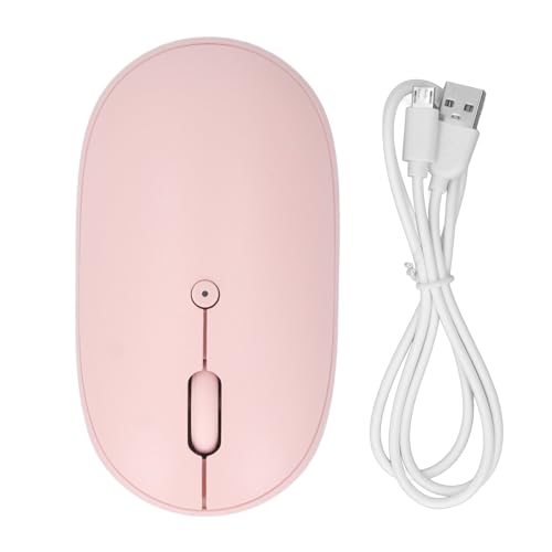 GOWENIC Bluetooth-Maus, Universell, Leise, Niedlich, Kabellose Maus mit 800 DPI, 1200 DPI oder 1600 DPI, Wiederaufladbarer 400-mAh-Akku, für Windows-Computer, für Android-Telefone oder von GOWENIC
